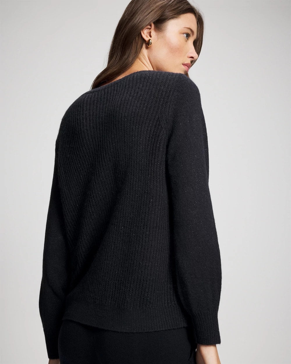 Soma / Shimmer Cable Knit Sweater MIDNIGHT SKIES