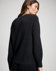 Soma / Shimmer Cable Knit Sweater MIDNIGHT SKIES