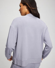 Soma / Ultrasoft Fleece Quarter Zip Sweatshirt PERFECT SKY