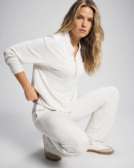 Soma / Ultrasoft Fleece Quarter Zip Sweatshirt HEATHER DREAM