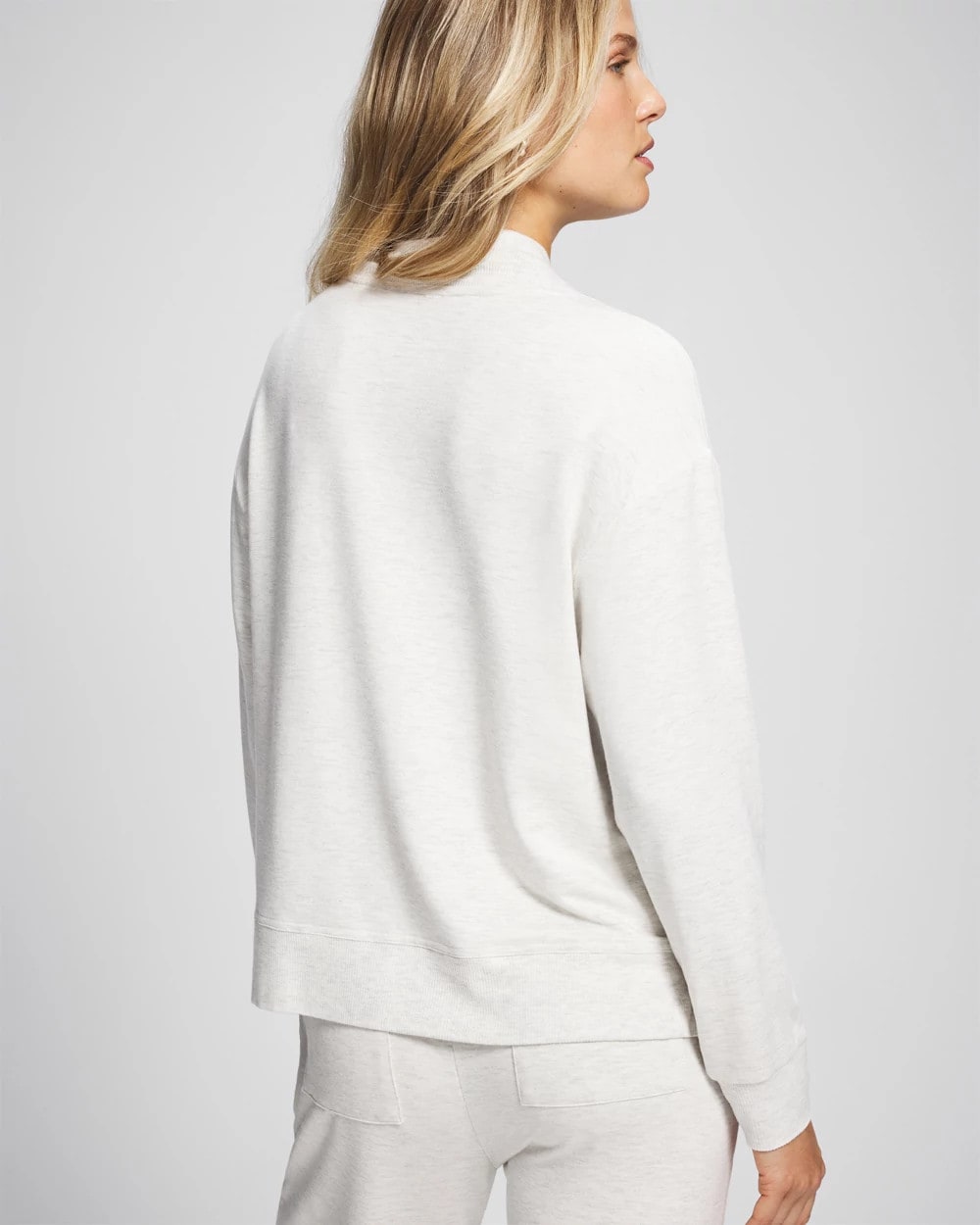 Soma / Ultrasoft Fleece Quarter Zip Sweatshirt HEATHER DREAM