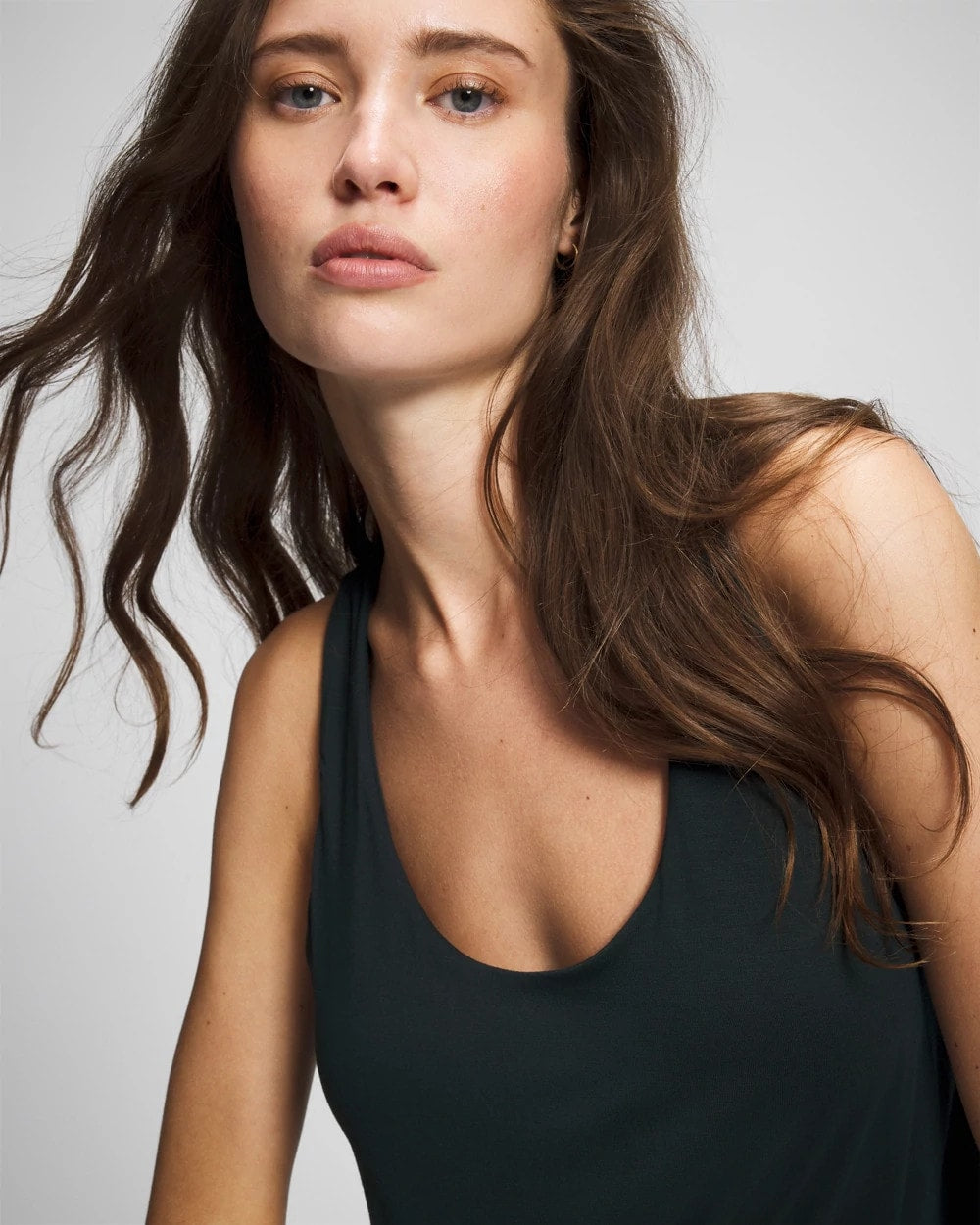 Soma / Soft Jersey Racerback Bra Tank DEEPEST MARINE