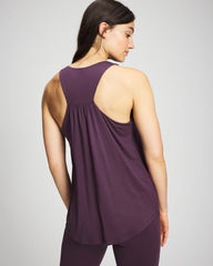 Soma / Soft Jersey Racerback Bra Tank PLUM PERFECT