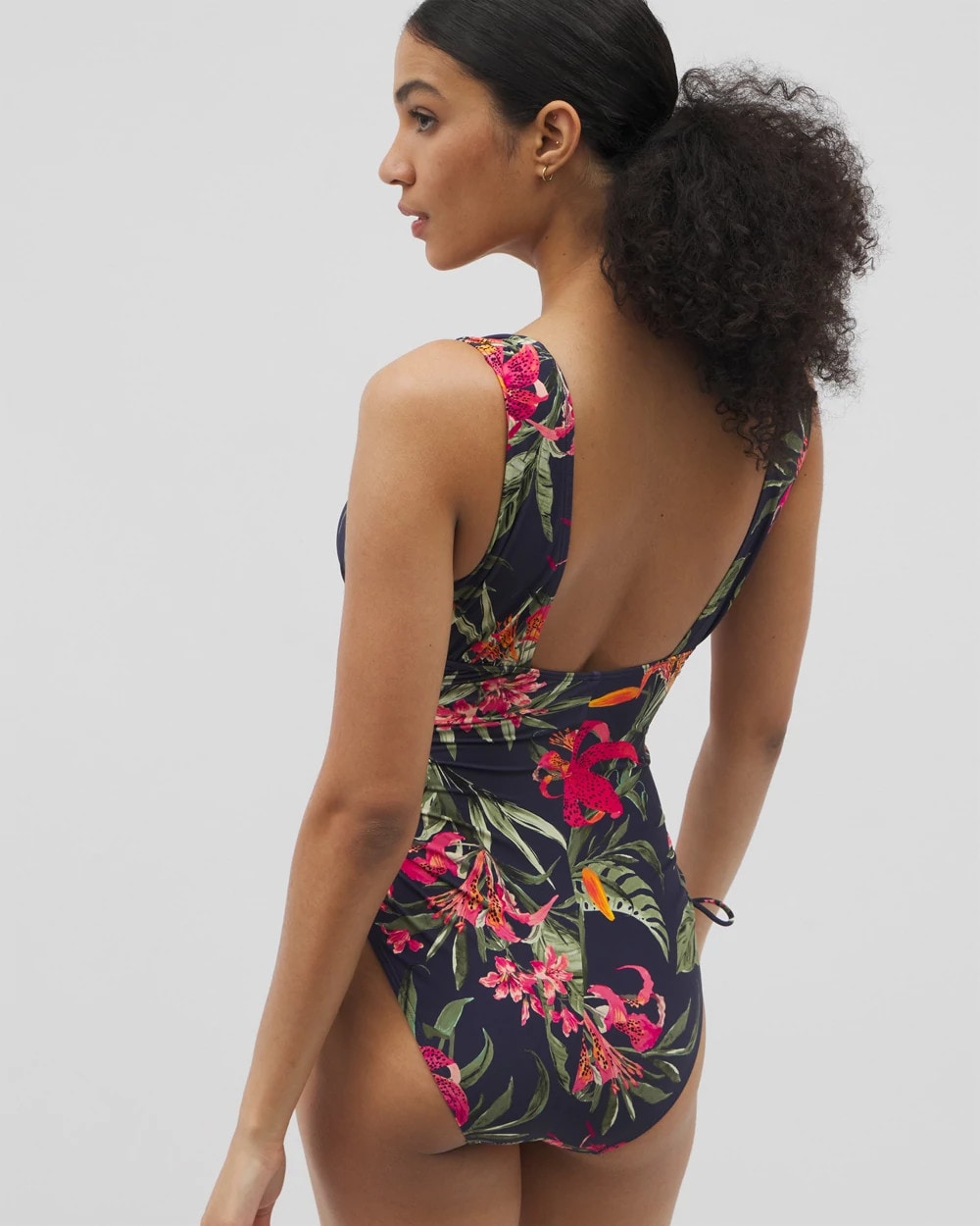 Soma / Soma Swim V-Neck One-Piece LE TIGRE TROPICAL NAVY