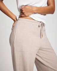 Soma / Essential Terry Straight Leg Pants HEATHER MINK