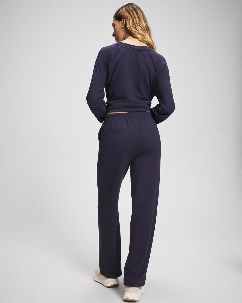 Soma / Essential Terry Straight Leg Pants DEEP INDIGO