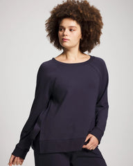 Soma / Essential Terry Crewneck Sweatshirt DEEP INDIGO