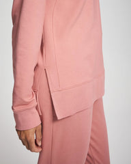 Soma / Essential Terry Crewneck Sweatshirt CINDER ROSE