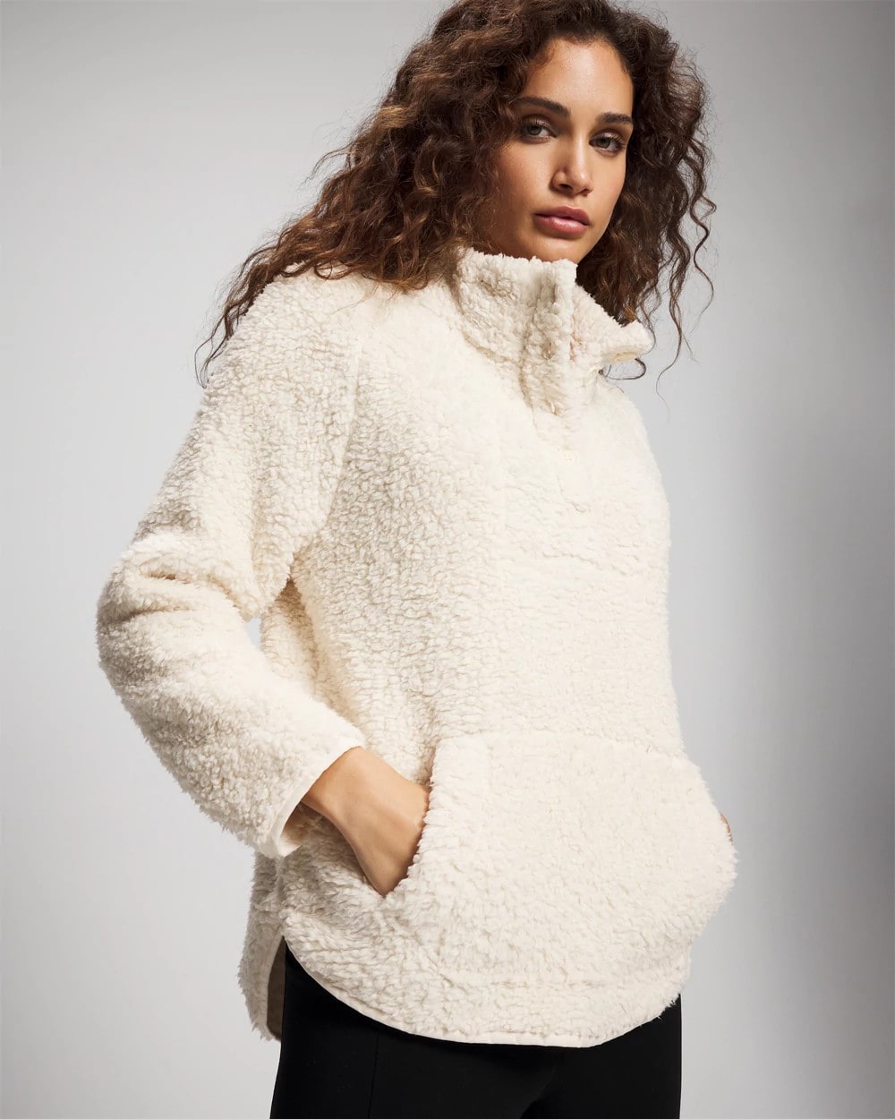 Soma / Sherpa Pullover PARCHMENT