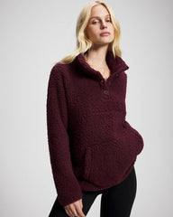 Soma / Sherpa Pullover MERLOT