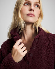 Soma / Sherpa Pullover MERLOT