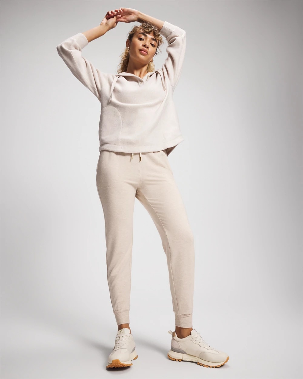 Soma / Ultrasoft Fleece Joggers HEATHER SHELL
