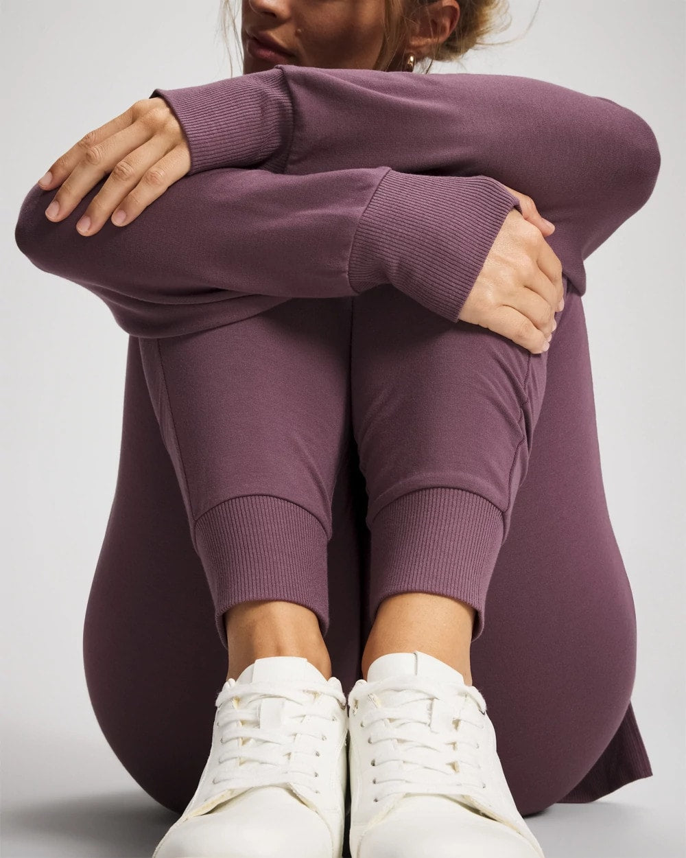 Soma / Ultrasoft Fleece Joggers PURPLE FLINT