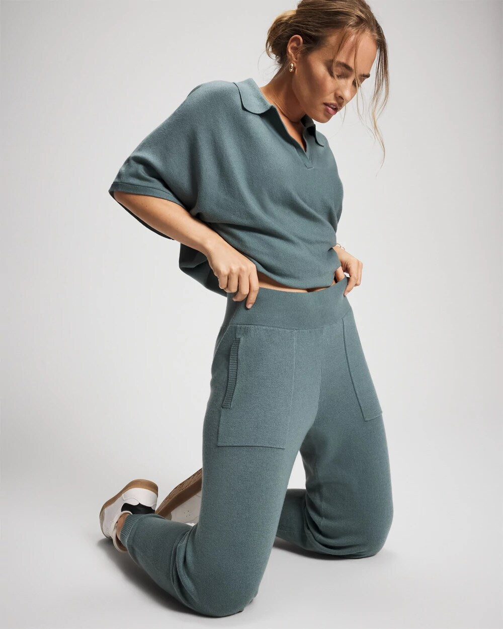 Soma / Premier Knit Sweater Jogger BLUE INSTINCT