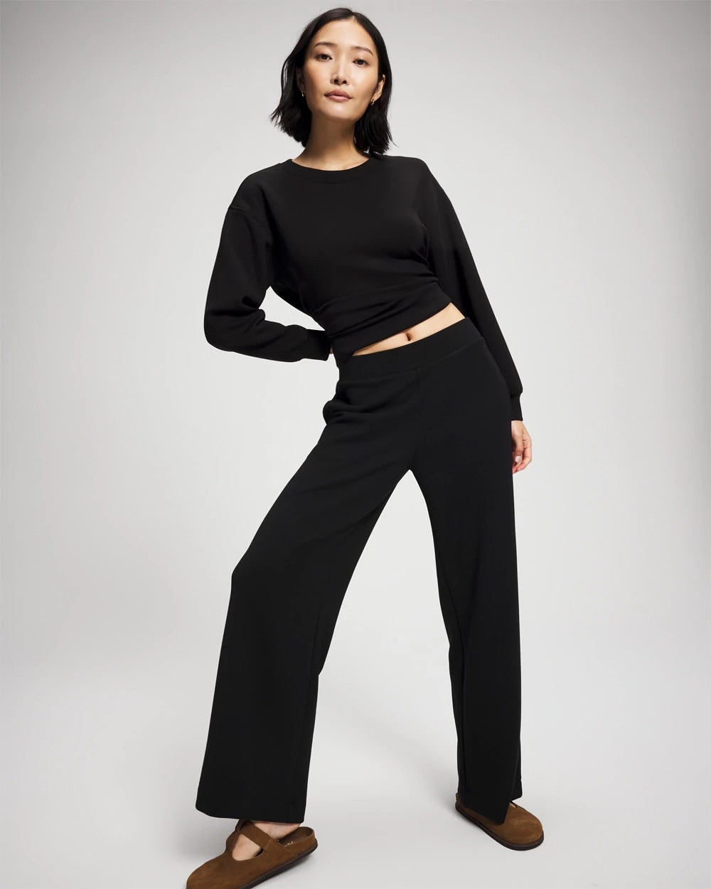 Soma / Modern Modal Straight Leg Pant BLACK