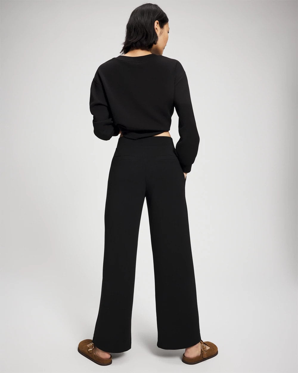 Soma / Modern Modal Straight Leg Pant BLACK