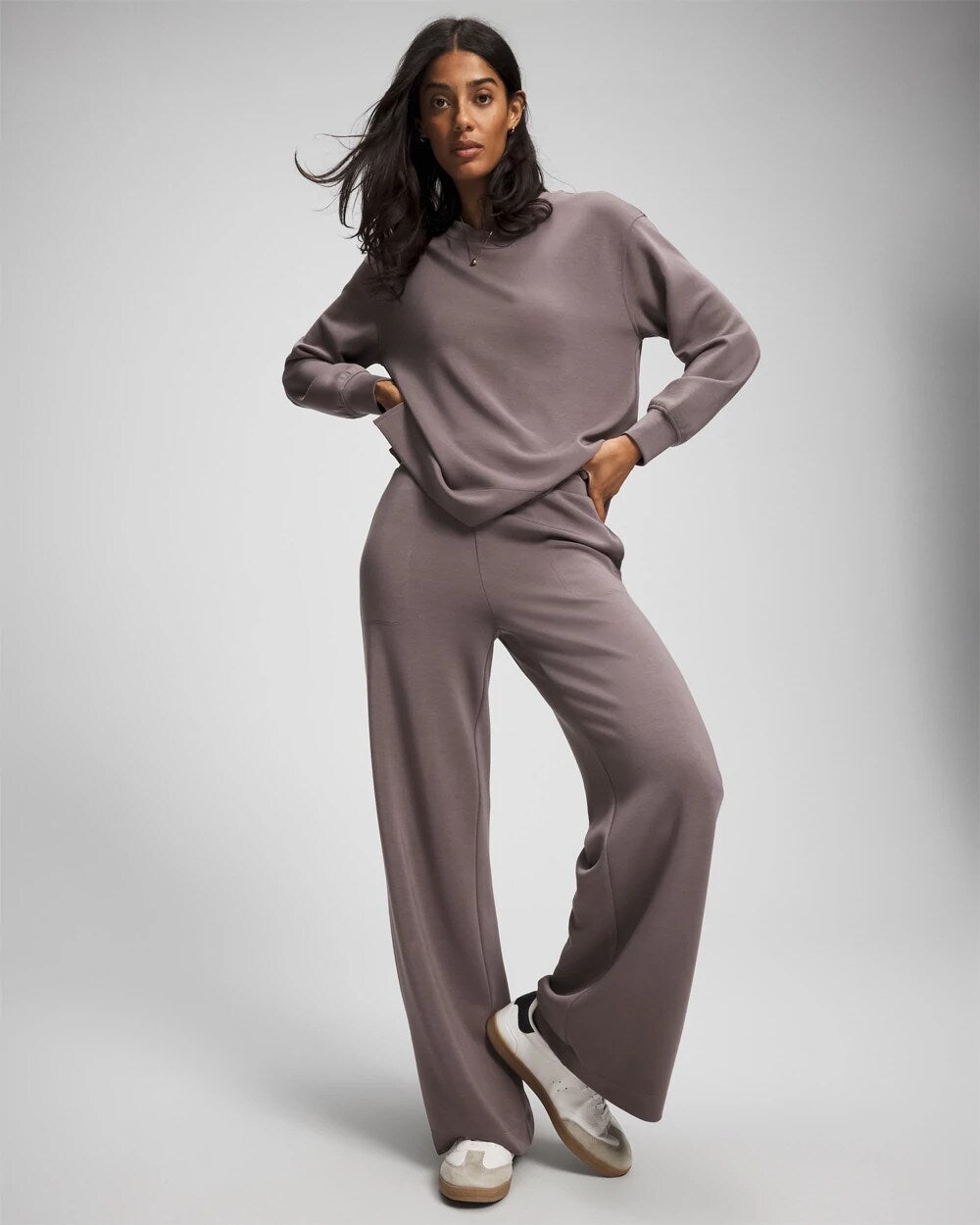 Soma / Modern Modal Straight Leg Pant DARK TAUPE