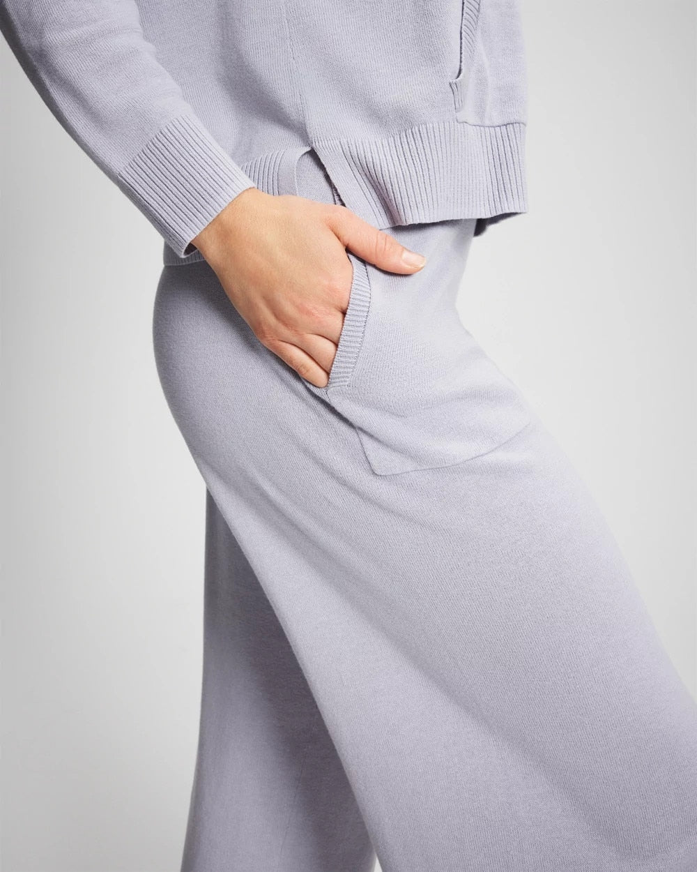 Soma / Cotton Sweater Crop Pant MOONSTONE