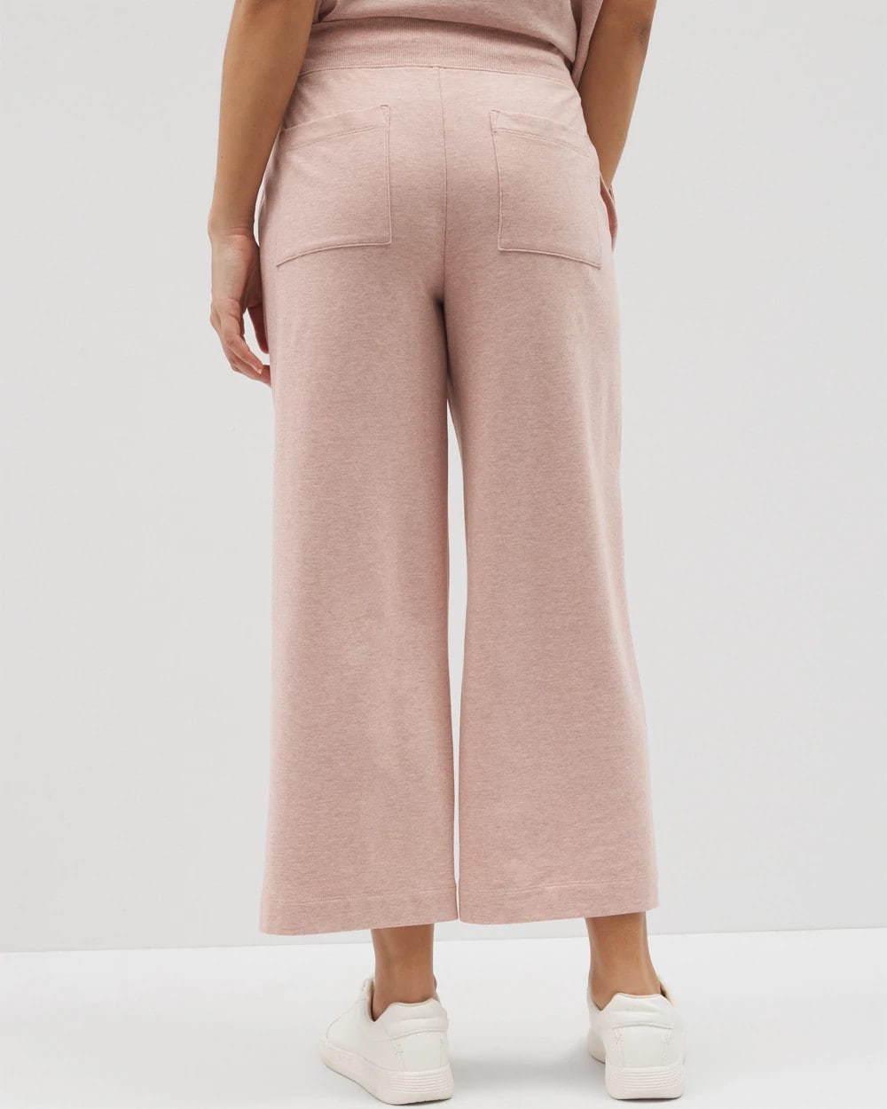 Soma / Wide Leg Crop Pant HEATHER CLAY