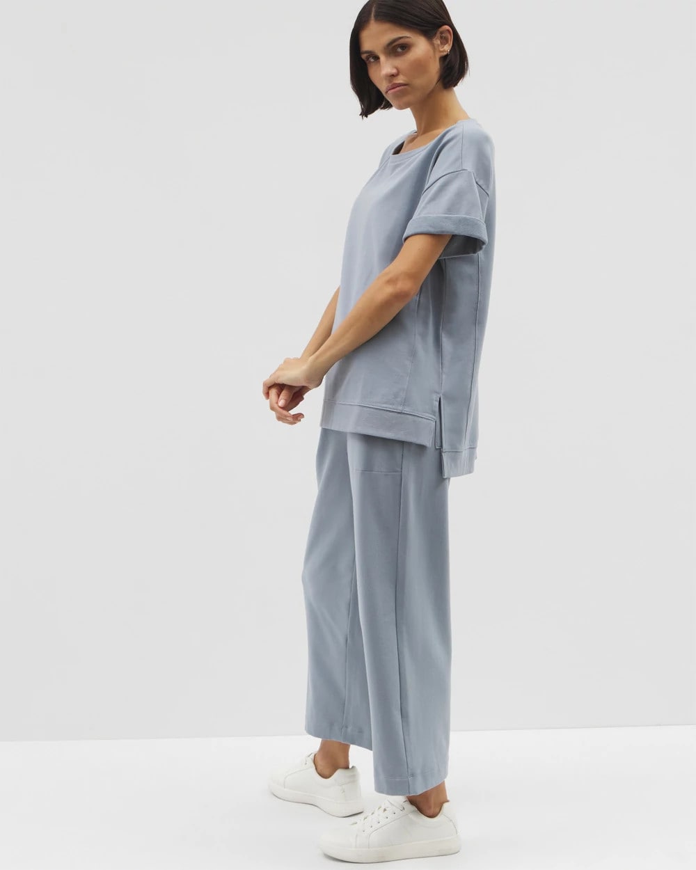 Soma / Wide Leg Crop Pant TRADEWINDS