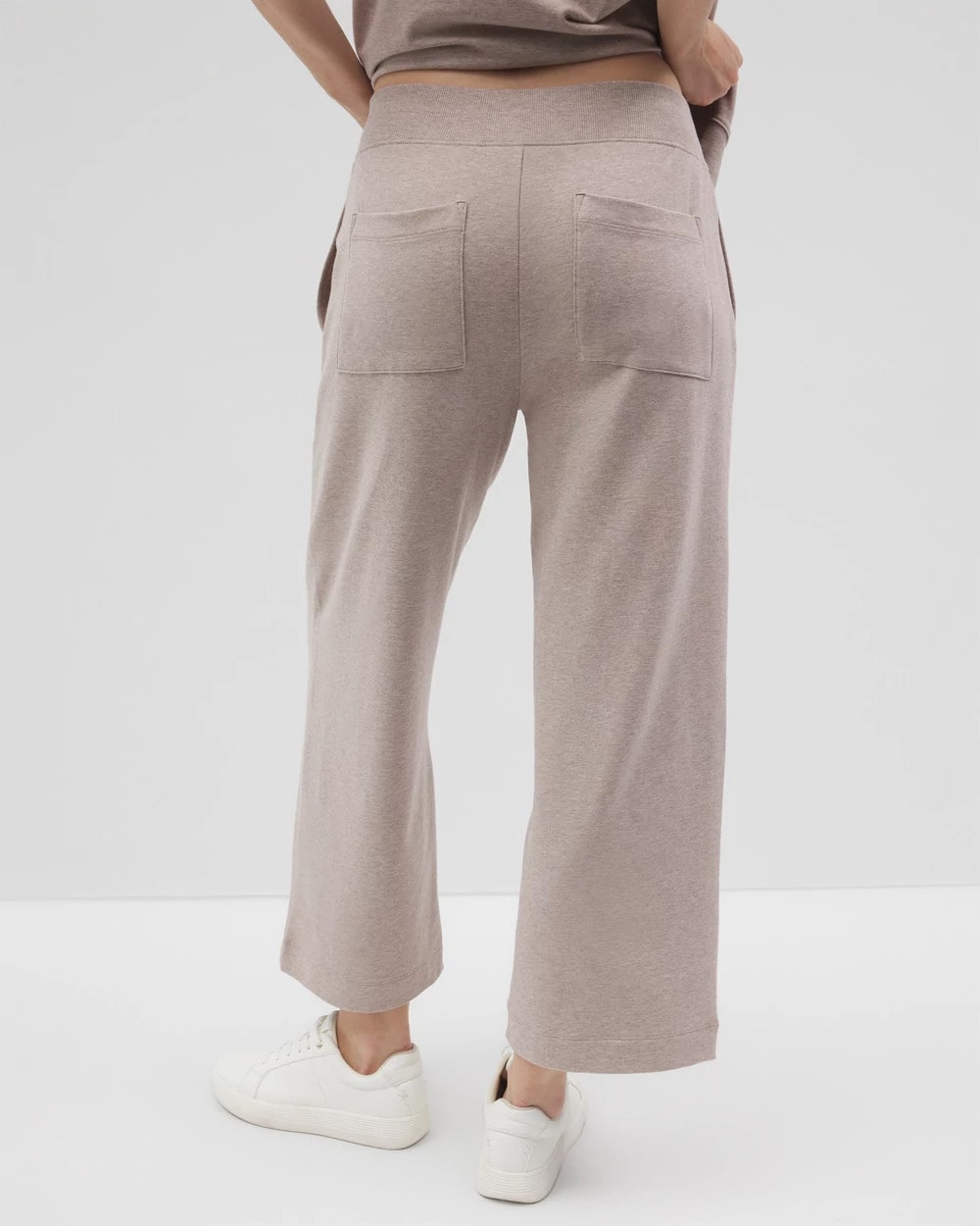 Soma / Wide Leg Crop Pant HEATHER MINK