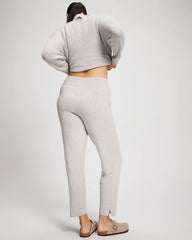 Soma / Premier Knit Straight Leg Ankle Pant HEATHER STONE