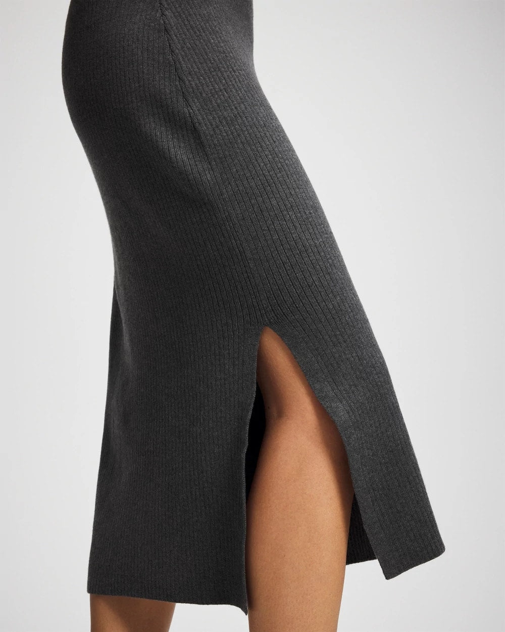 Soma / Premier Knit Sweater Midi Skirt HEATHER QUARTZ