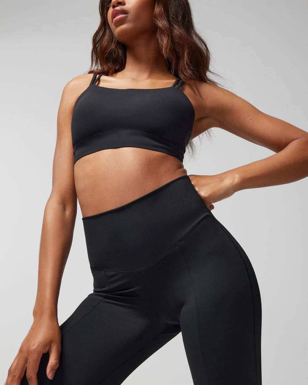 Soma / 24/7 High-Waist Mini Flare Leggings BLACK