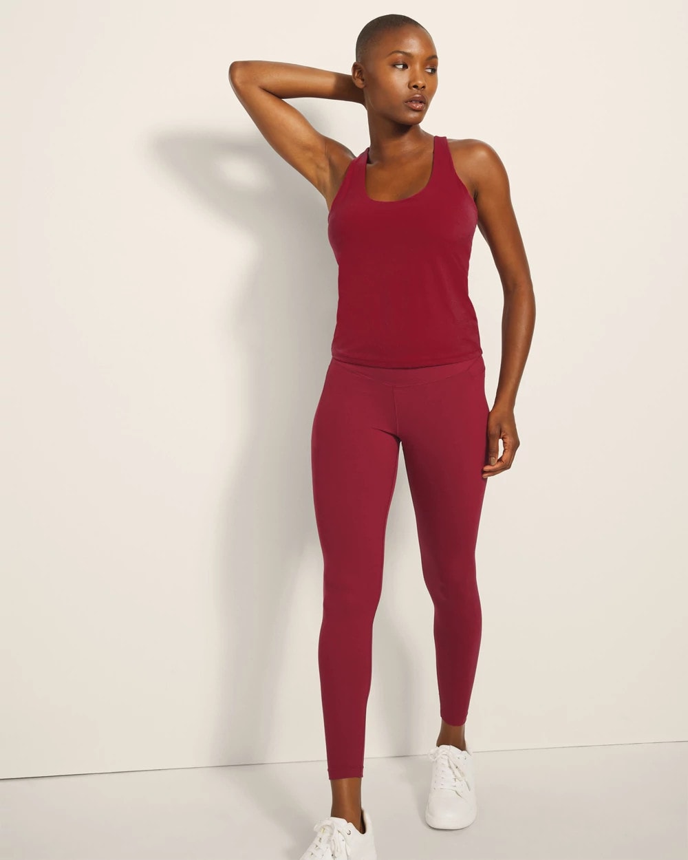 Soma / High-Waist Pocket Leggings RED FLIRT