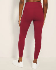 Soma / High-Waist Pocket Leggings RED FLIRT