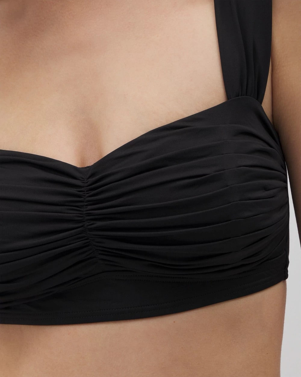 Soma / Soma Swim Ruched Bikini Top BLACK