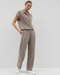 Soma / Wide Leg Pant SMOKED TRUFFLE