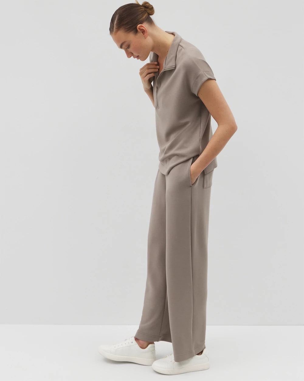 Soma / Wide Leg Pant SMOKED TRUFFLE