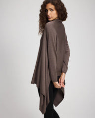 Soma / Sweater Travel Wrap HEATHER COCOA