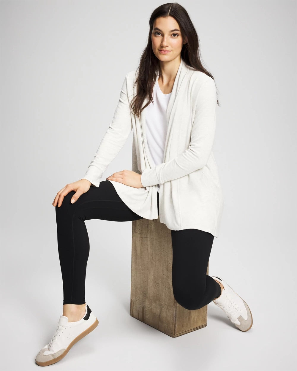 Soma / Ultrasoft Fleece Cardigan HEATHER DREAM