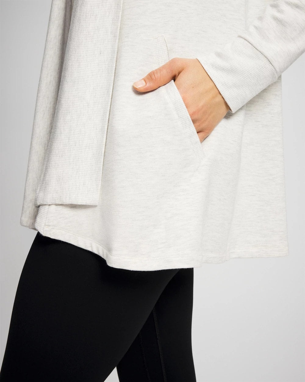 Soma / Ultrasoft Fleece Cardigan HEATHER DREAM