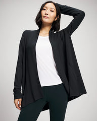 Soma / Ultrasoft Fleece Cardigan DEEPEST MARINE
