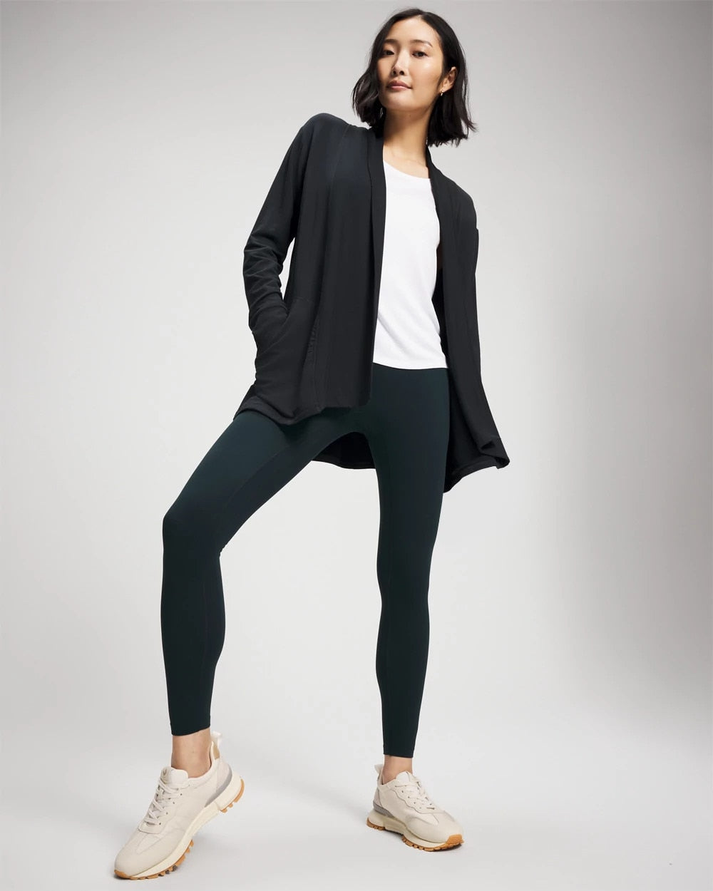 Soma / Ultrasoft Fleece Cardigan DEEPEST MARINE
