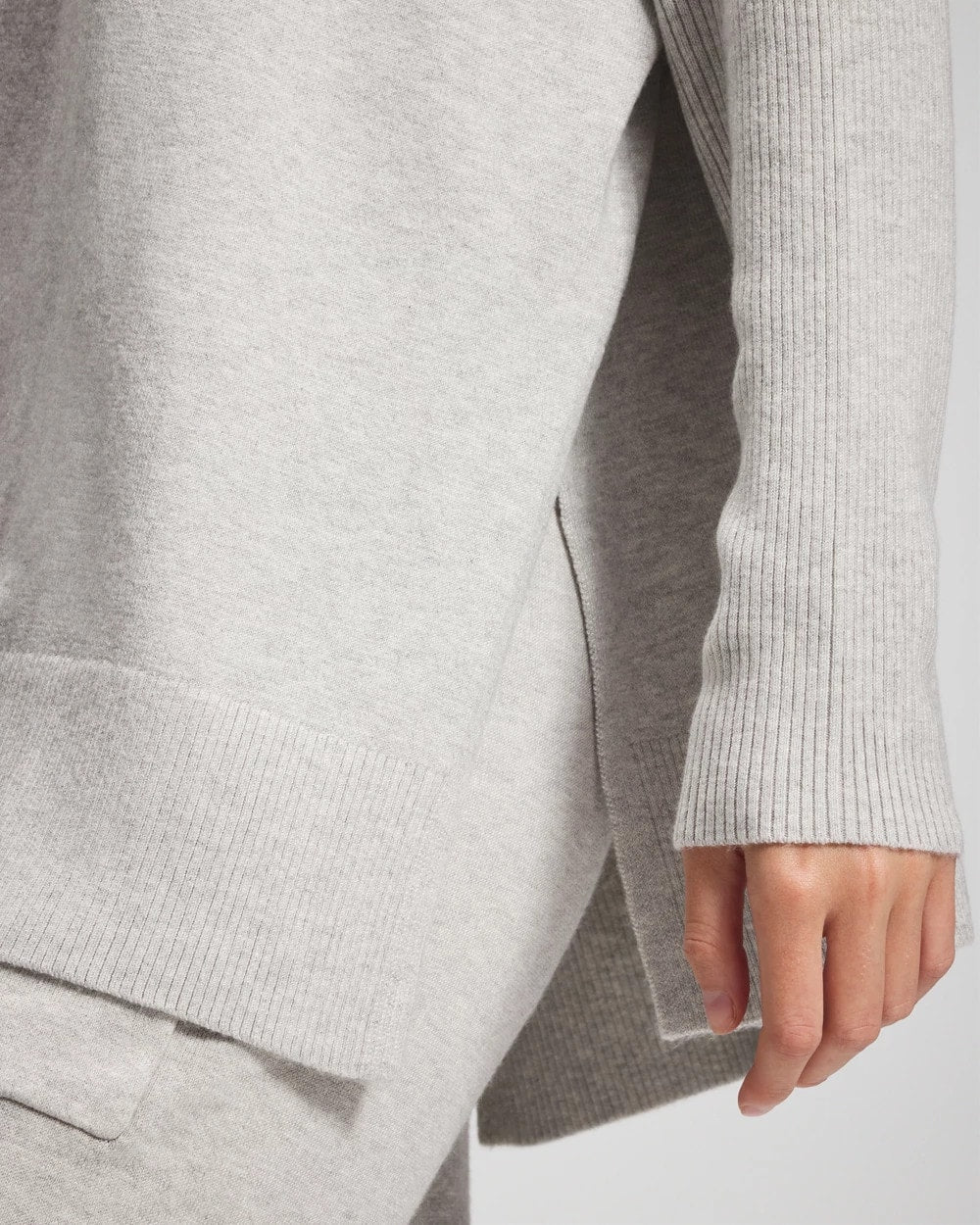 Soma / Premier Knit Sweater Wrap HEATHER STONE