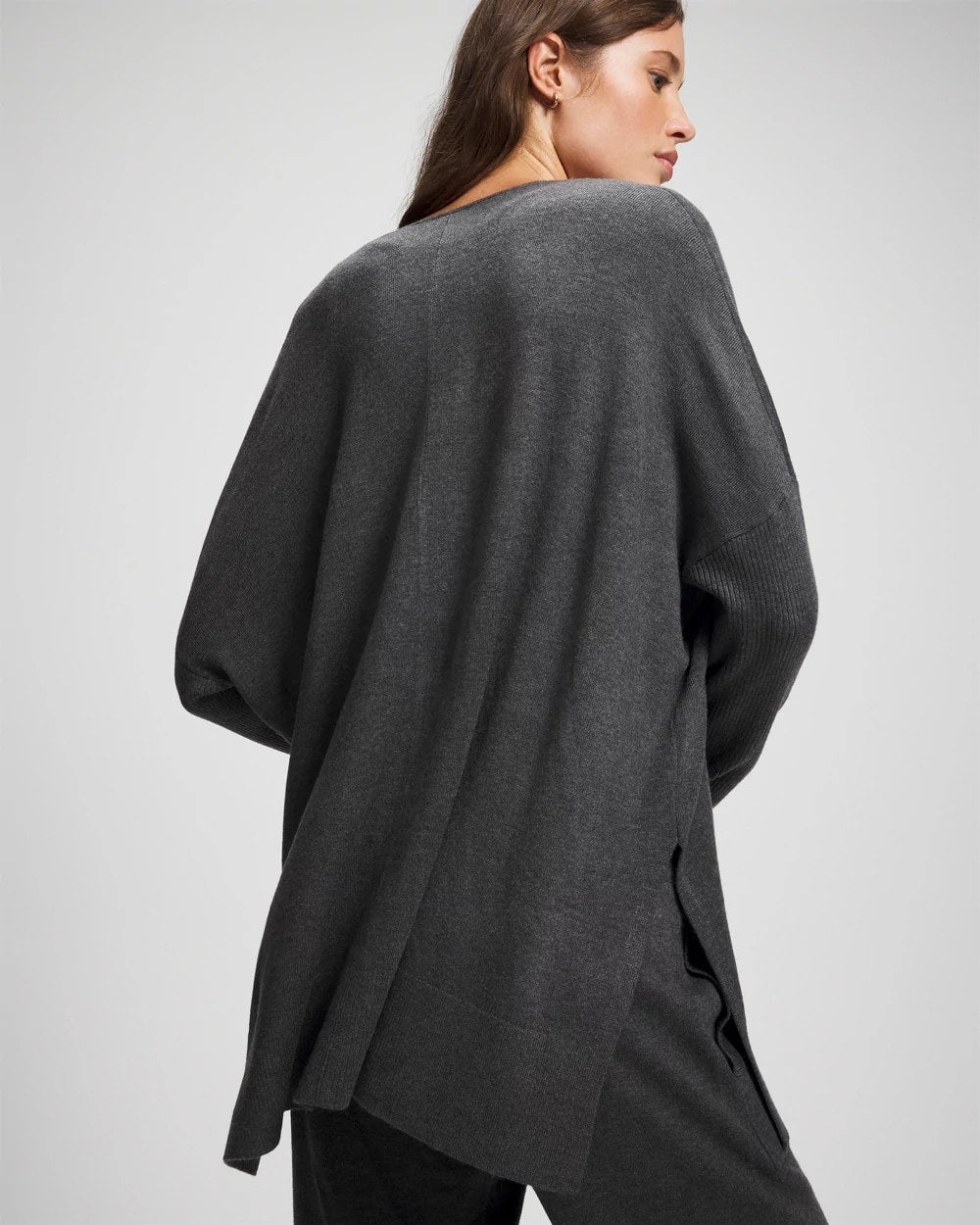 Soma / Premier Knit Sweater Wrap HEATHER QUARTZ