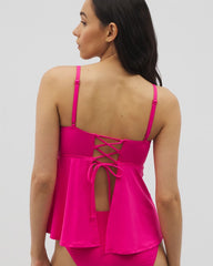 Soma / Soma Swim Flyaway Tankini Top CAMELLIA ROSE