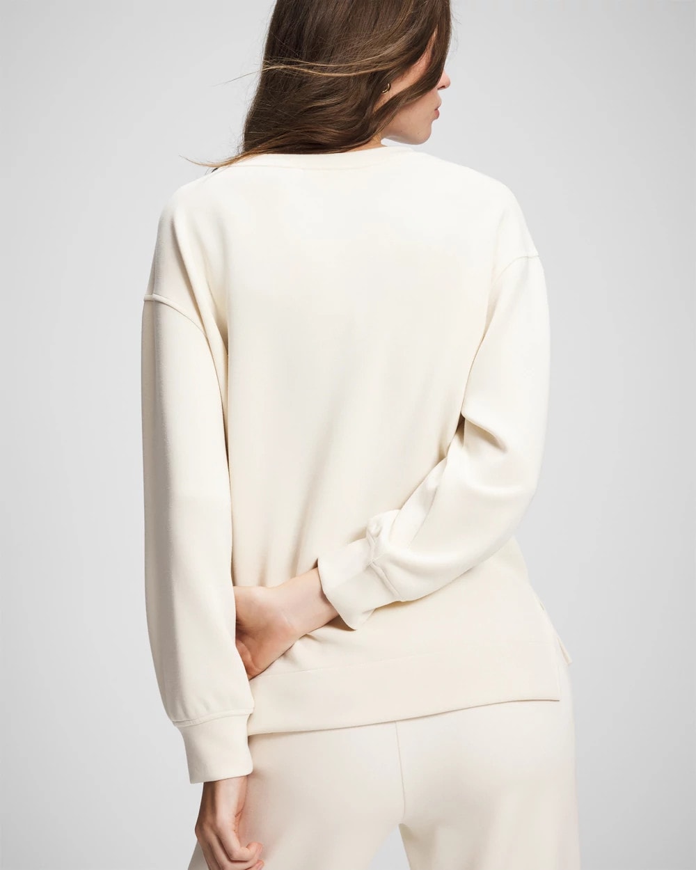 Soma / Modern Modal Crewneck Sweatshirt PARCHMENT