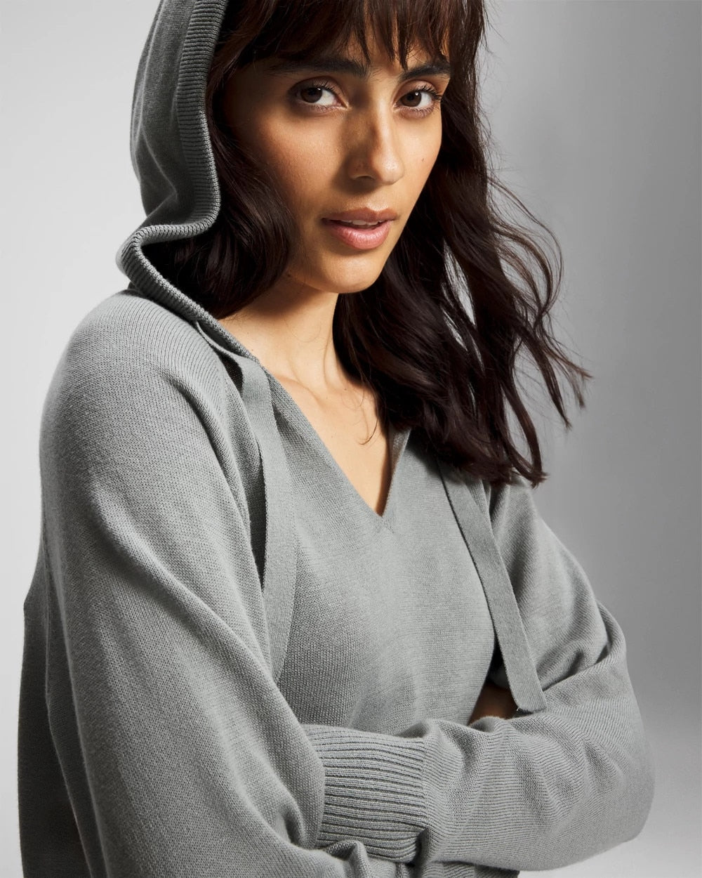 Soma / Cotton Sweater Hoodie SEDONA SAGE