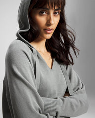 Soma / Cotton Sweater Hoodie SEDONA SAGE