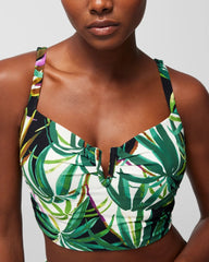 Soma / V-Wire Cropped Bikini Top BUNGALOW PALMS MINI IVORY