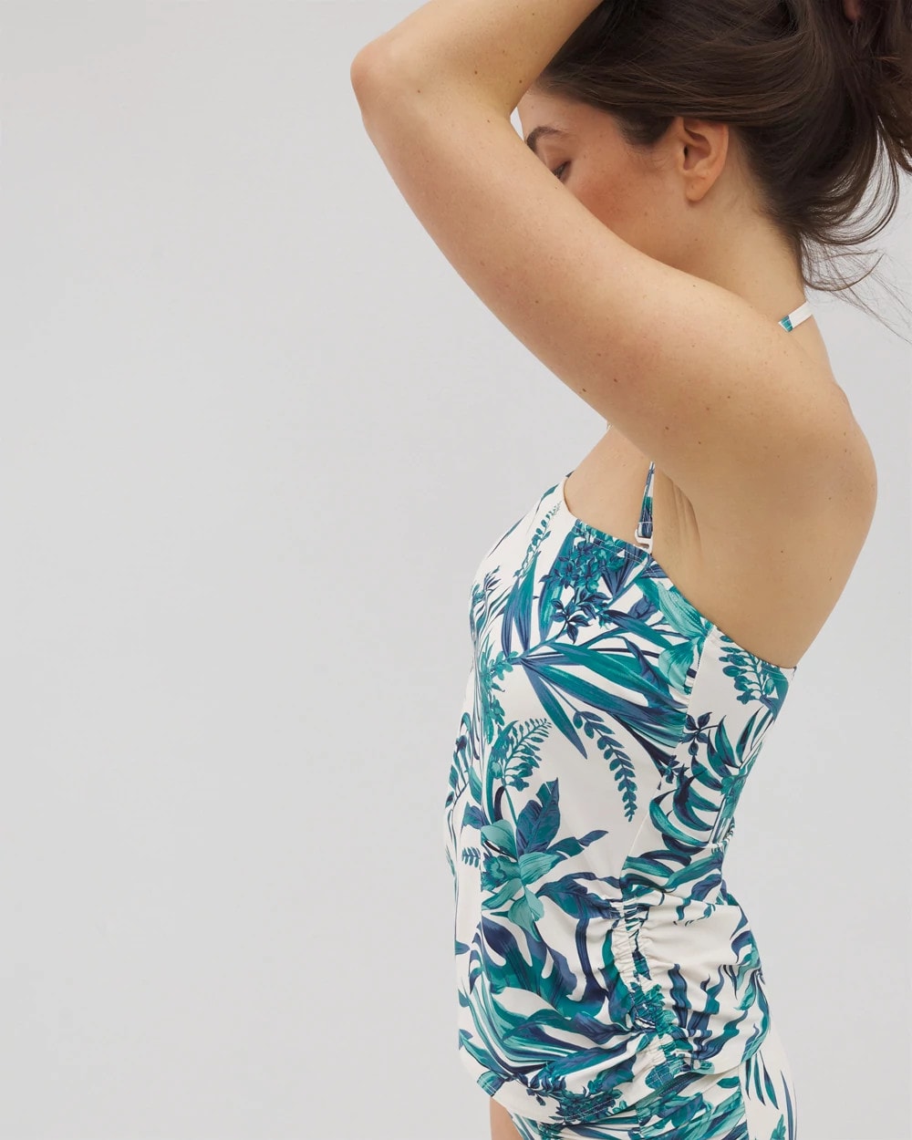Soma / Bandeau Tankini Top PALM PERFECT COCONUT