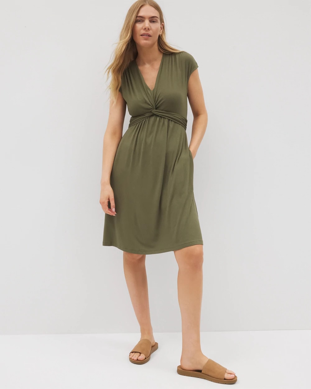 Soma / Twist Short Bra Dress OLIVE NIGHT
