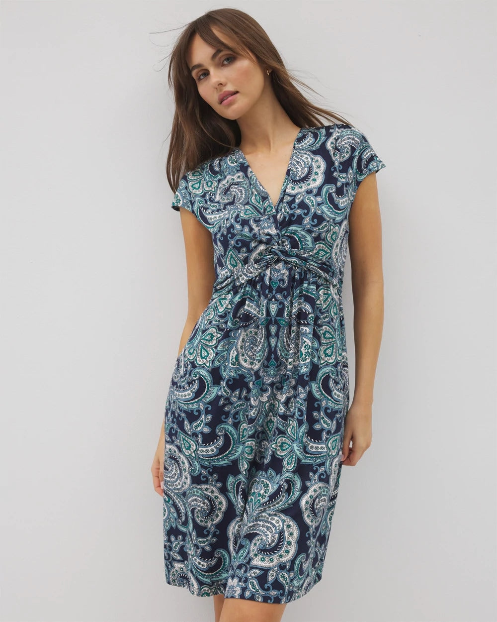 Soma / Twist Short Bra Dress SHOW OFF PAISLEY NAVY