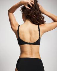 Soma / Tie Front Bikini Top BLACK