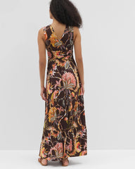 Soma / Goddess Tiered Maxi Dress PARROT-DISO PLUME G FR
